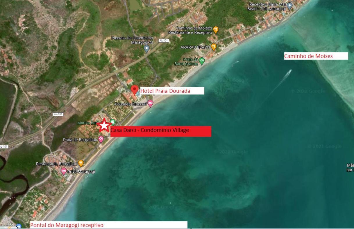 Casa Darci - Beira-Mar, No Condominio Village 마라고지 외부 사진